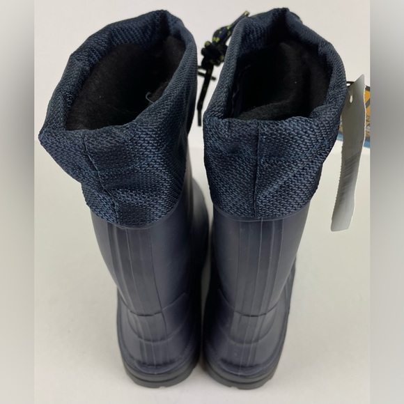 Snowmaster Made In Canada Waterproof Rain Boots Boys Size 4 - Picture 4 of 11